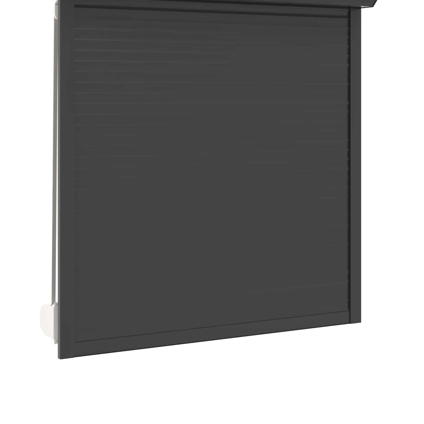 Roljaloezie Antraciet 130 x 140 cm Aluminium en Polyurethaan