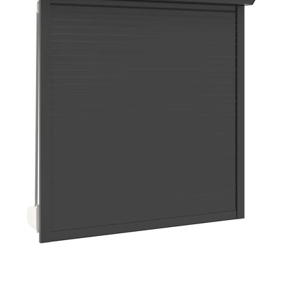Roljaloezie Antraciet 130 x 140 cm Aluminium en Polyurethaan