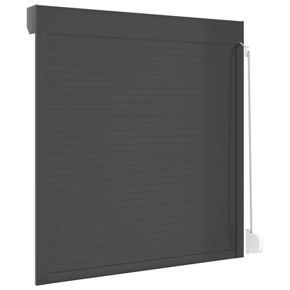 Roljaloezie Antraciet 130 x 140 cm Aluminium en Polyurethaan