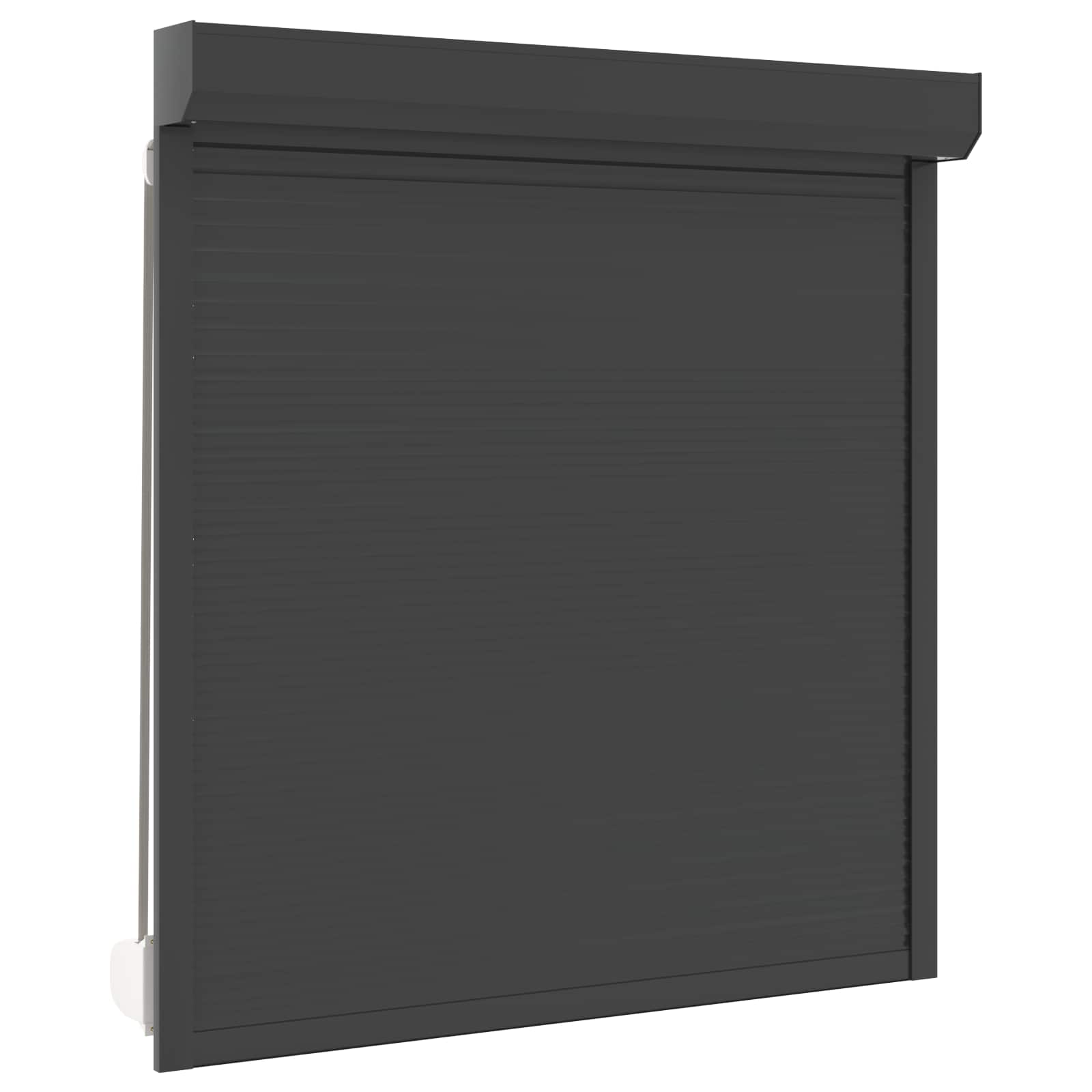 Roljaloezie Antraciet 140 x 150 cm Aluminium en Polyurethaan