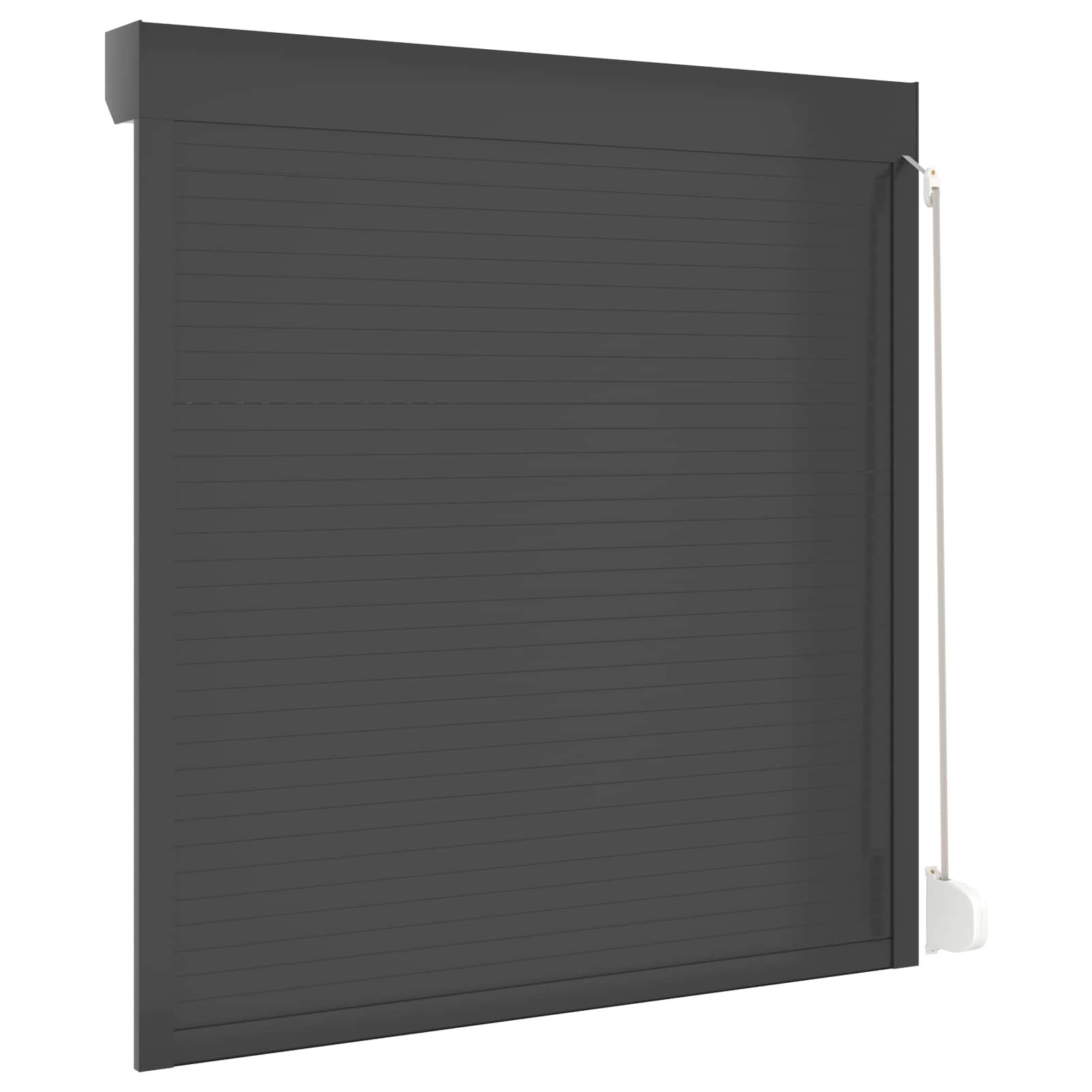 Roljaloezie Antraciet 140 x 150 cm Aluminium en Polyurethaan