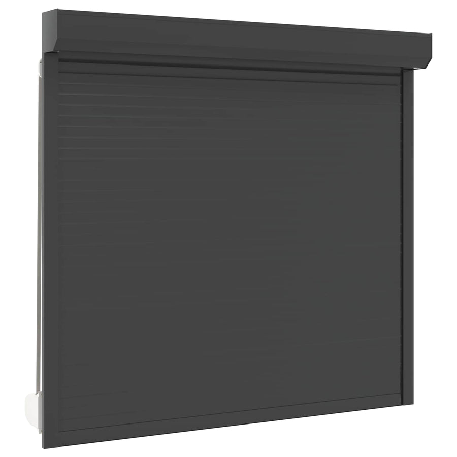 Roljaloezie Antraciet 160 x 150 cm Aluminium en Polyurethaan