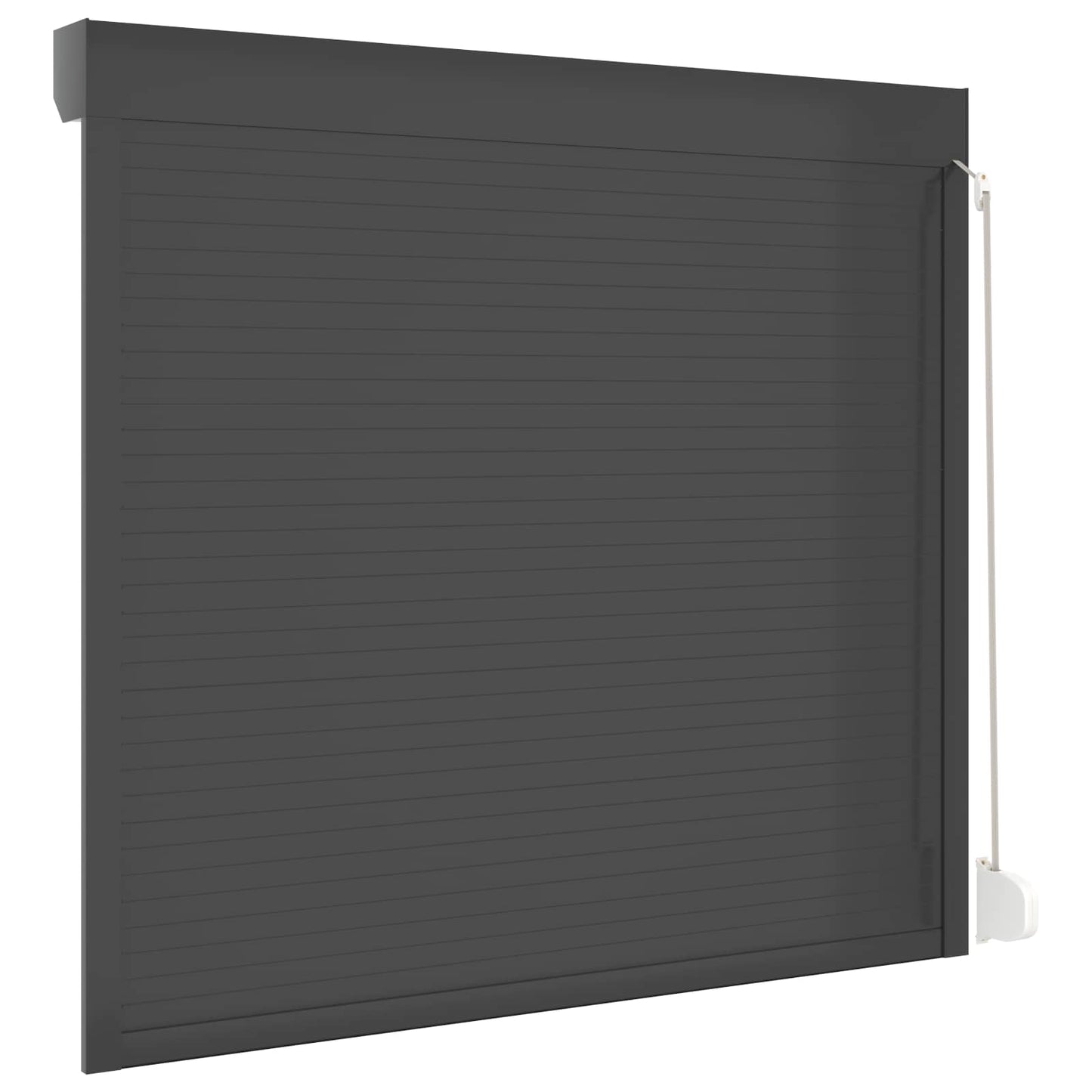 Roljaloezie Antraciet 160 x 150 cm Aluminium en Polyurethaan