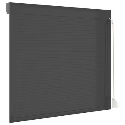 Roljaloezie Antraciet 160 x 150 cm Aluminium en Polyurethaan