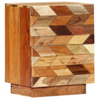 Bedside table 40x30x50 cm solid reclaimed wood