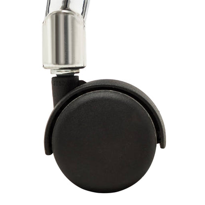 Kantoorstoel Gebogen Hout En Kunstleer Kleurig Crème