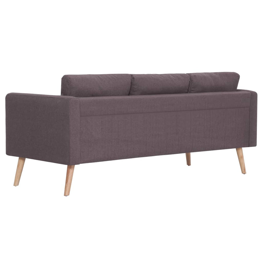 2-Delig Bankstel Stof Taupe 2-zits + 3-zits