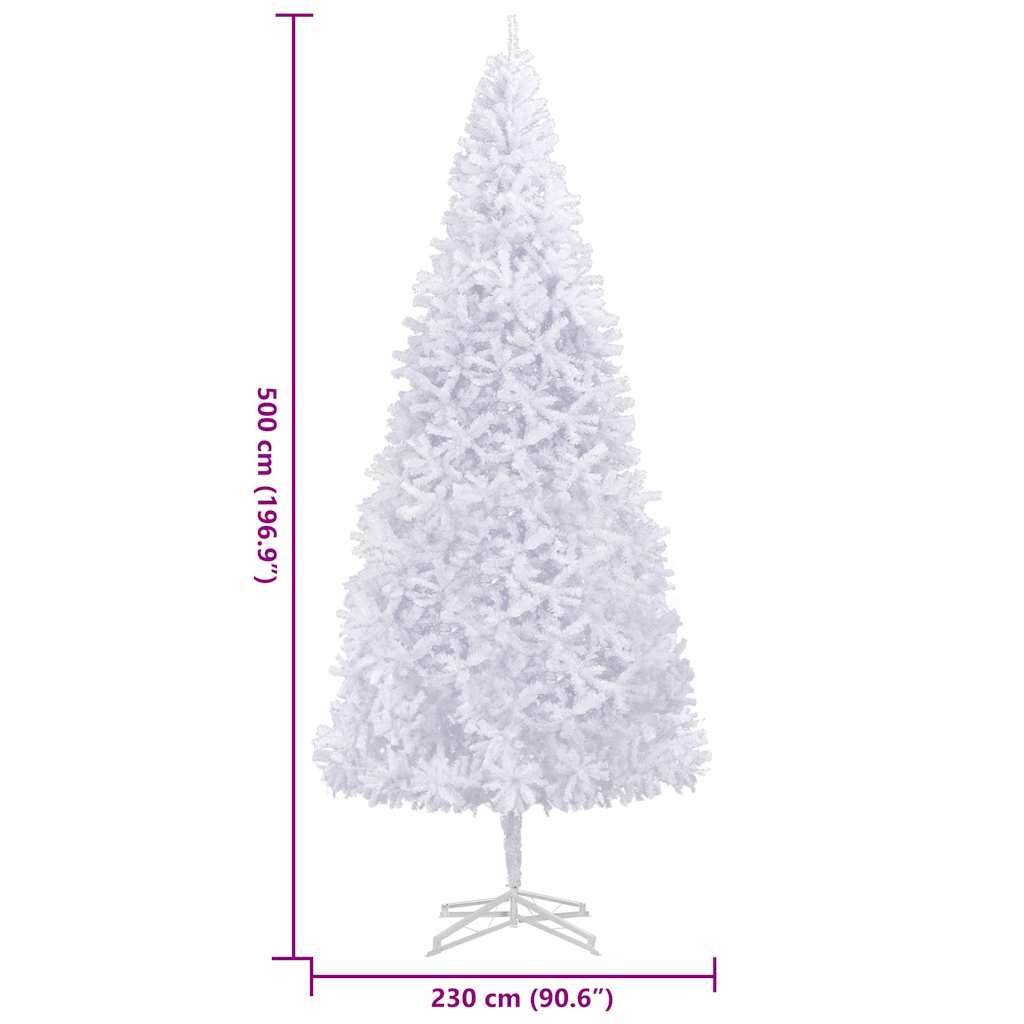 Kunstkerstboom 500 cm wit