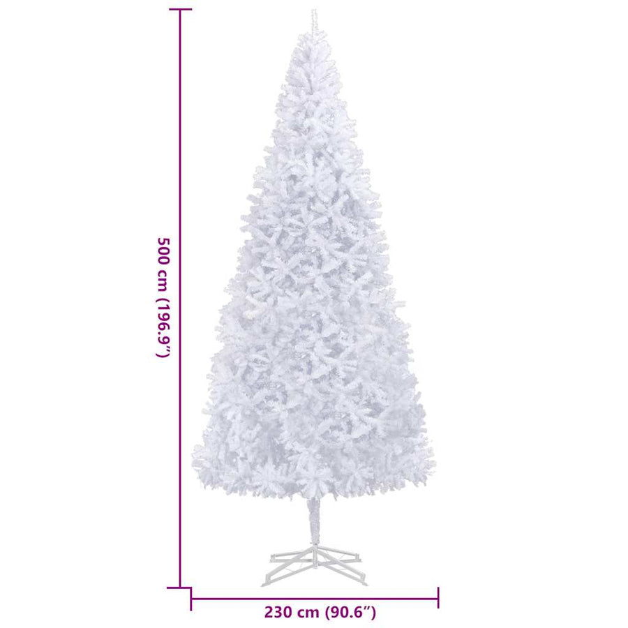 Kunstkerstboom 500 cm wit