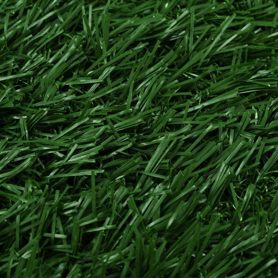 Huisdierentoilet met bak en kunstgras 76x51x3 cm groen 76 x 51 x 3 cm