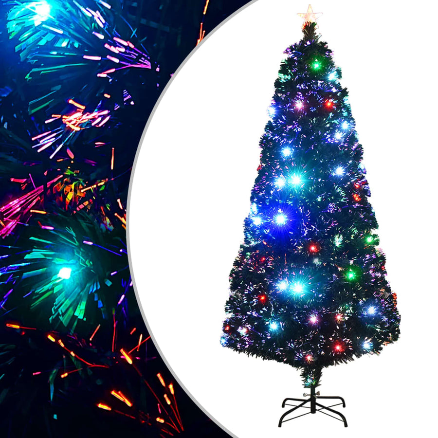 Kerstboom Met Led En Standaard 180 Cm Glasvezel 180 x 90 cm