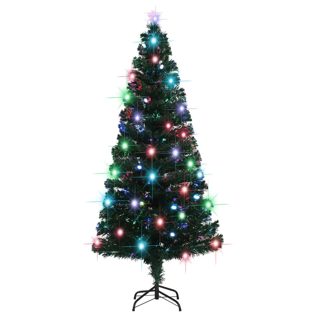 Kerstboom Met Led En Standaard 180 Cm Glasvezel 180 x 90 cm