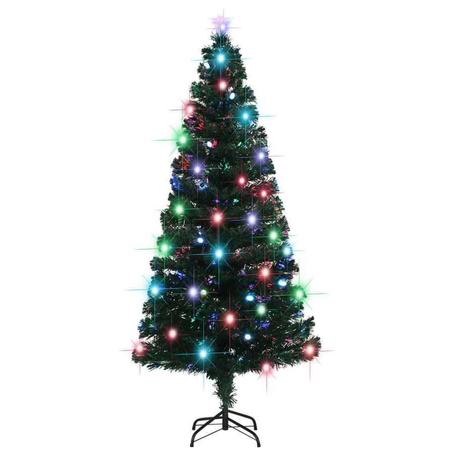 Kerstboom Met Led En Standaard 180 Cm Glasvezel 180 x 90 cm