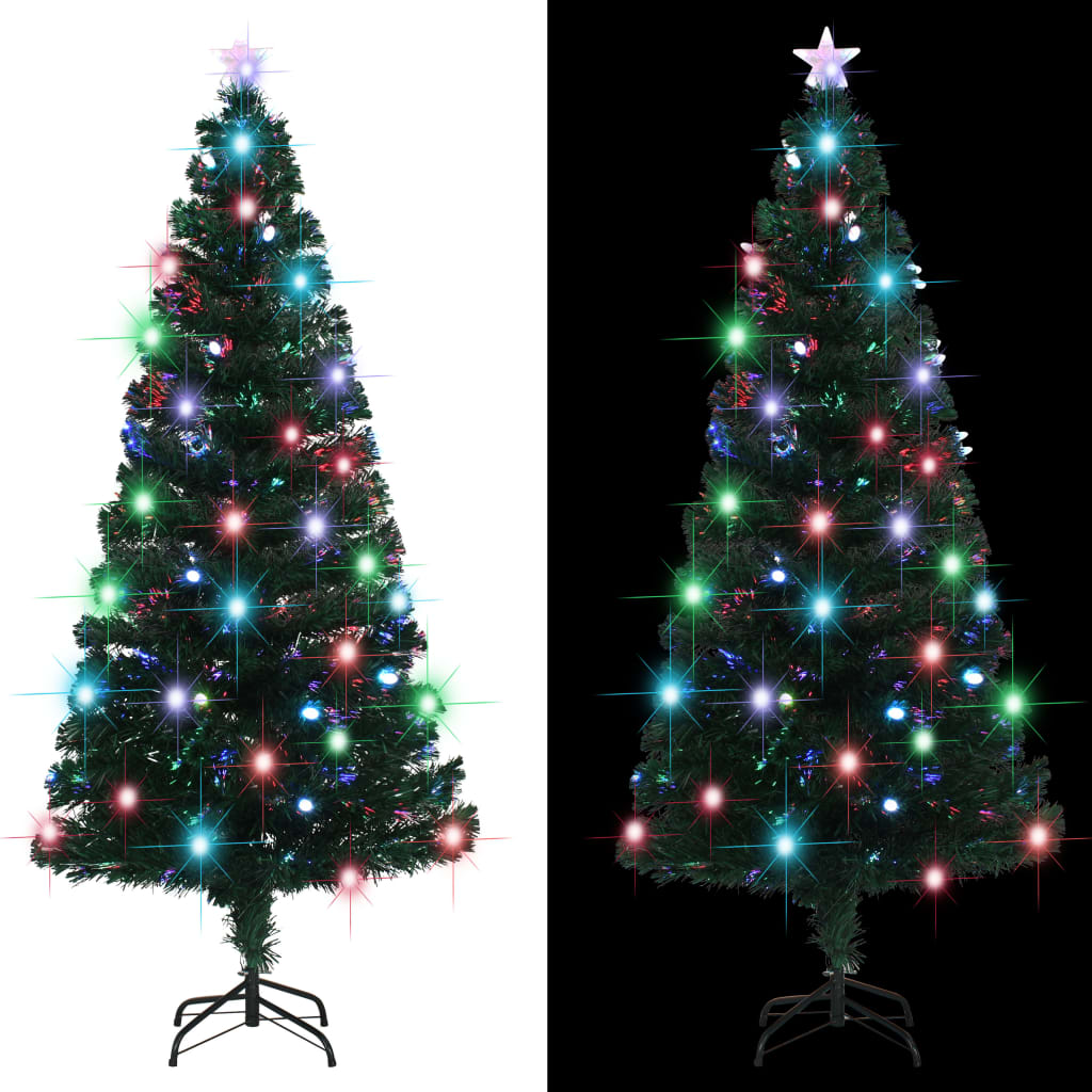 Kerstboom Met Led En Standaard 180 Cm Glasvezel 180 x 90 cm