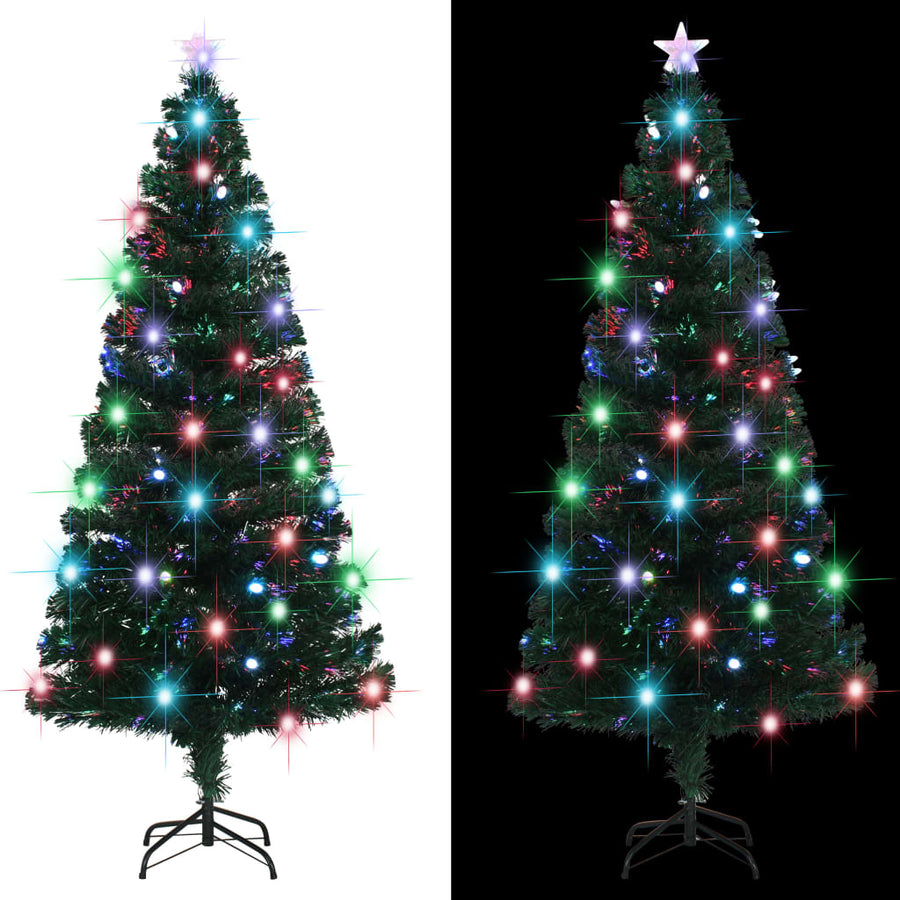 Kerstboom Met Led En Standaard 180 Cm Glasvezel 180 x 90 cm