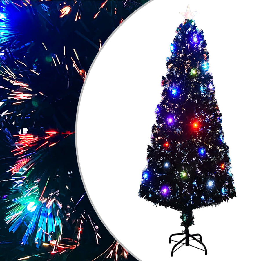 Voorverlichte Kerstboom Met Standaard En Led 240 Cm Glasvezel Wit