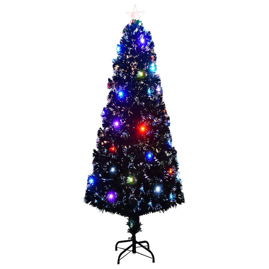 Voorverlichte Kerstboom Met Standaard En Led 240 Cm Glasvezel Wit