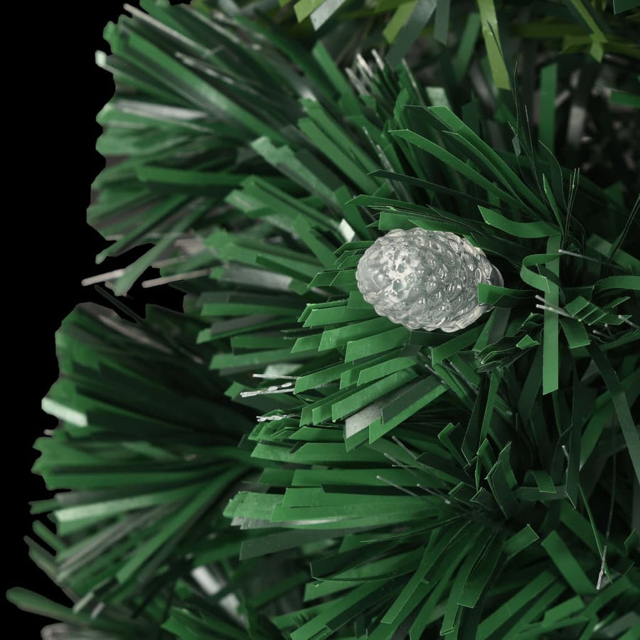 Voorverlichte Kerstboom Met Standaard En Led 240 Cm Glasvezel Wit