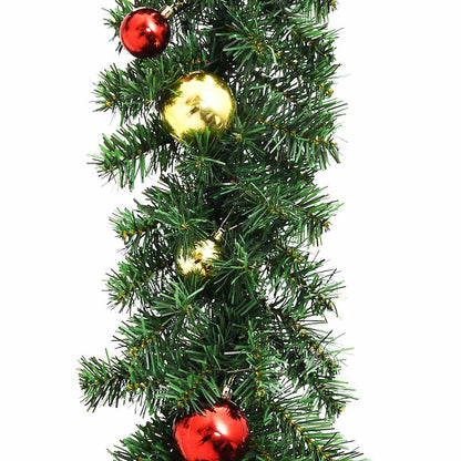Kerstslinger Versierd Met Kerstballen 5 m