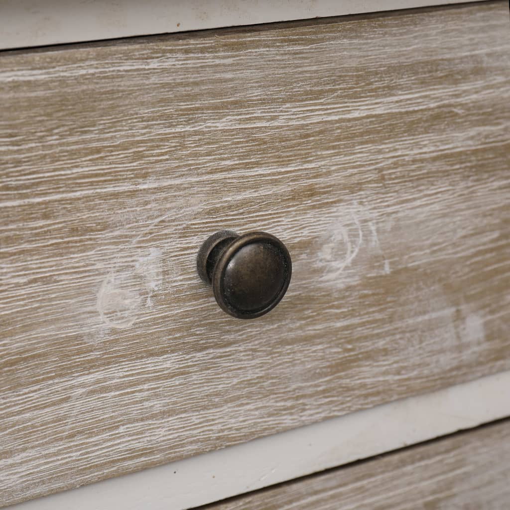 Nachtkastje 35X30X50 Cm Paulowniahout 1