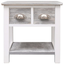 Bijzettafel 40X40X40 Cm Paulowniahout Grijs
