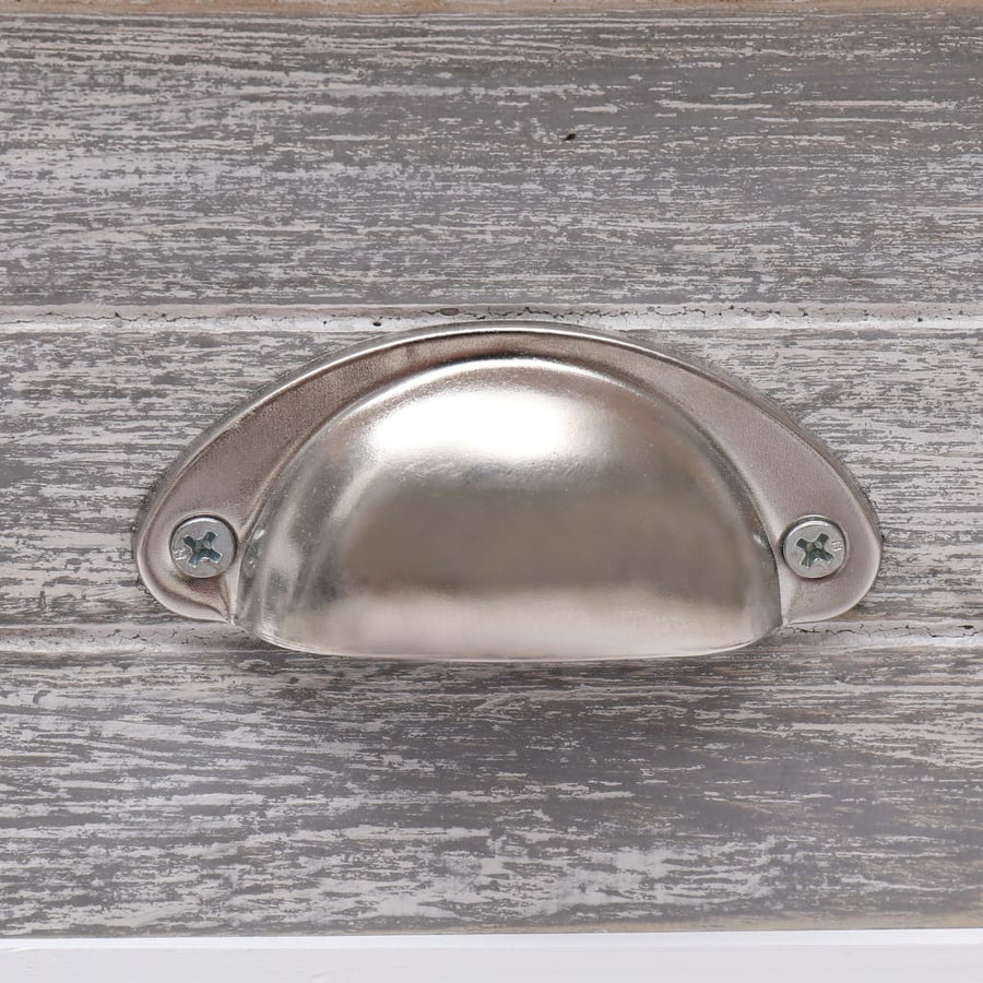 Bijzettafel 40X40X40 Cm Paulowniahout Grijs