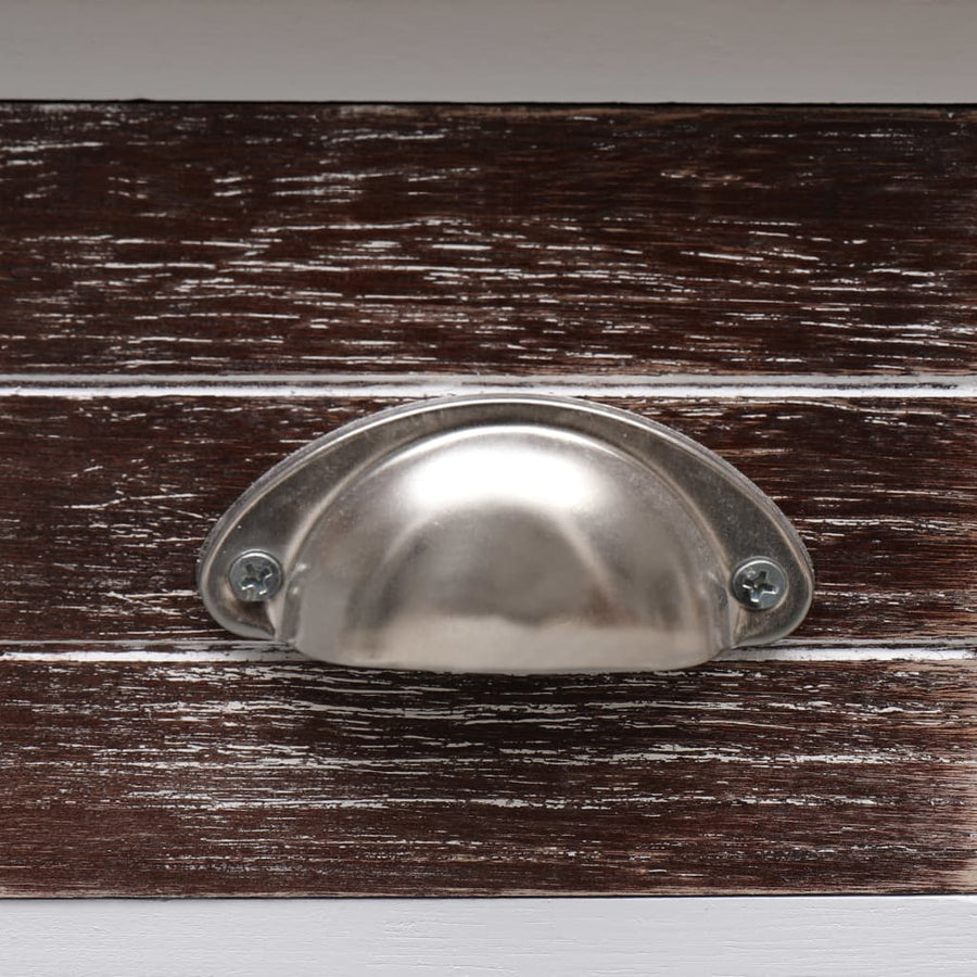 Bijzettafel 40X40X40 Cm Paulowniahout Bruin