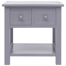 Bijzettafel 40X40X40 Cm Paulowniahout Grijs