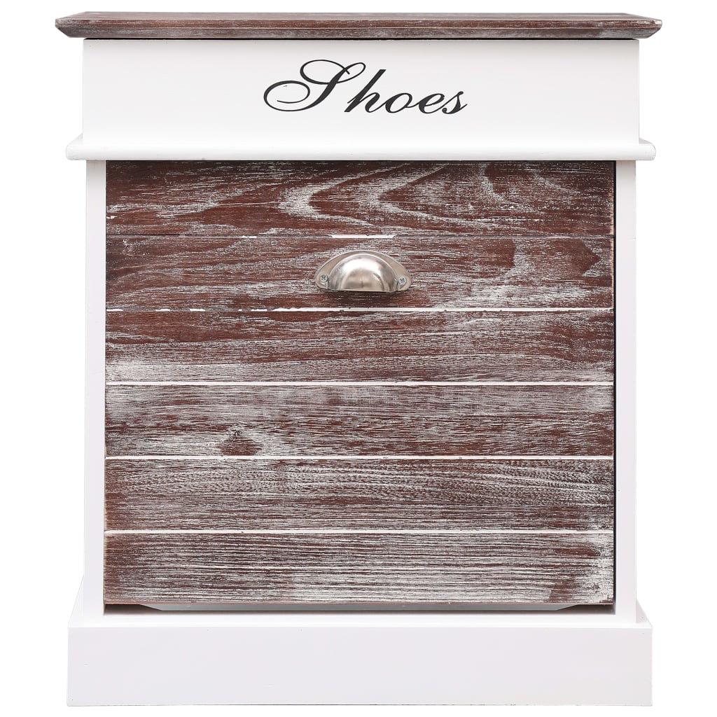 Schoenenkast 50x28x58 cm paulowniahout bruin Bruin