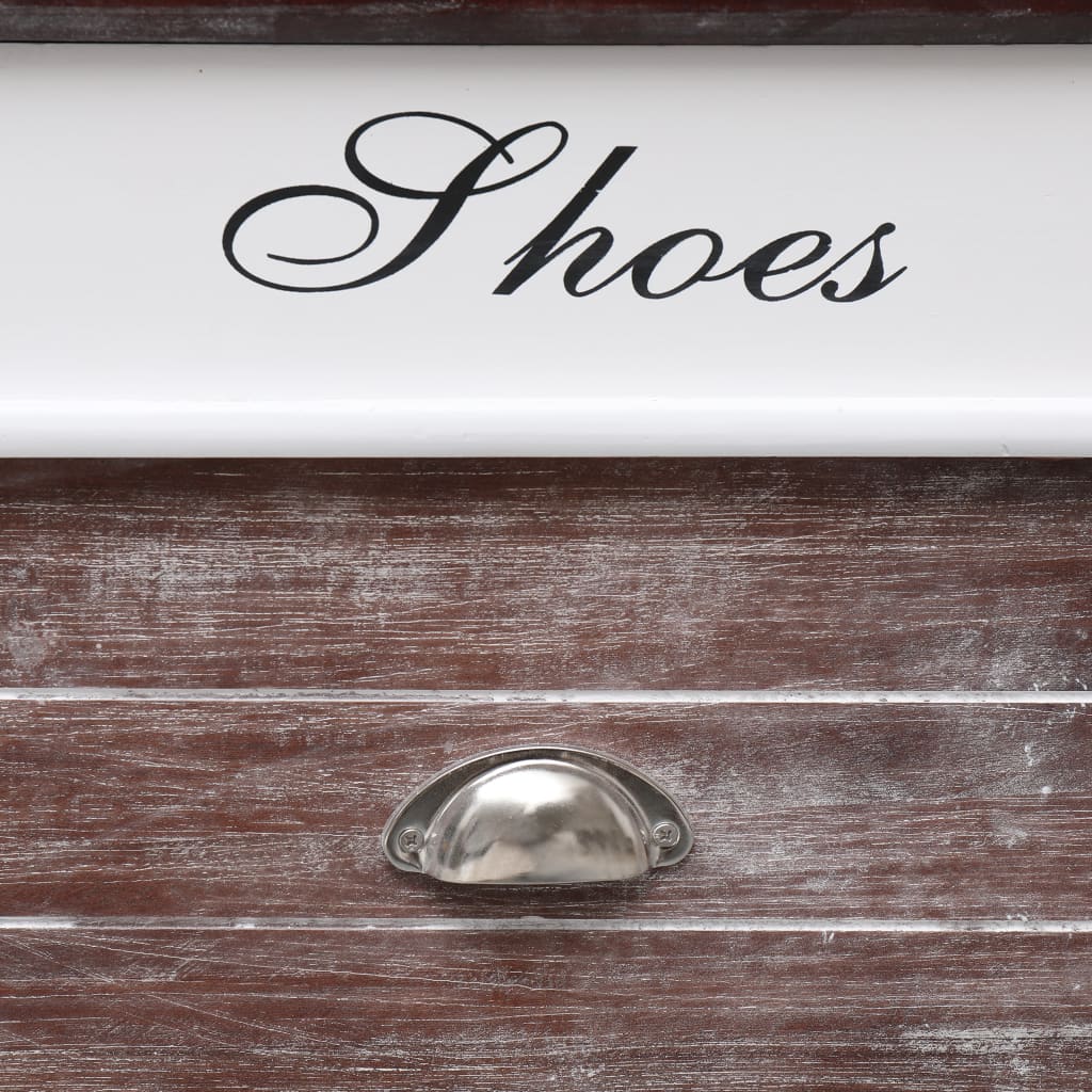 Schoenenkast 50x28x58 cm paulowniahout bruin Bruin