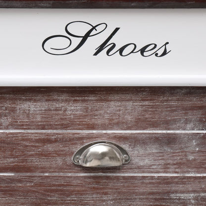 Schoenenkast 50x28x58 cm paulowniahout bruin Bruin