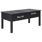 Coffee table 100x50x45 cm wood black