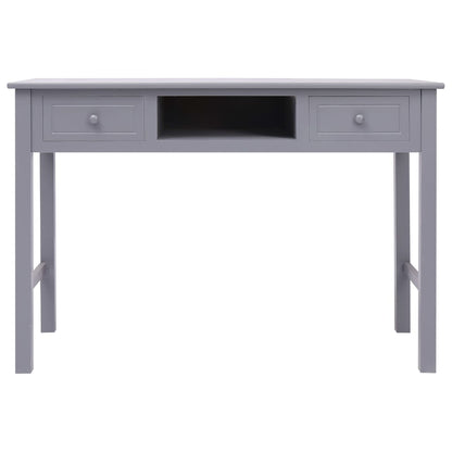 Schrijftafel 110X45X76 Cm Hout Grijs