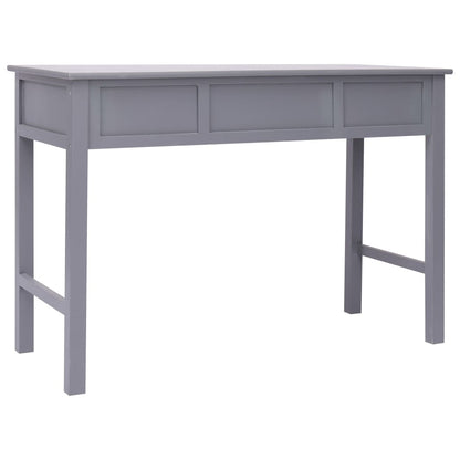 Schrijftafel 110X45X76 Cm Hout Grijs
