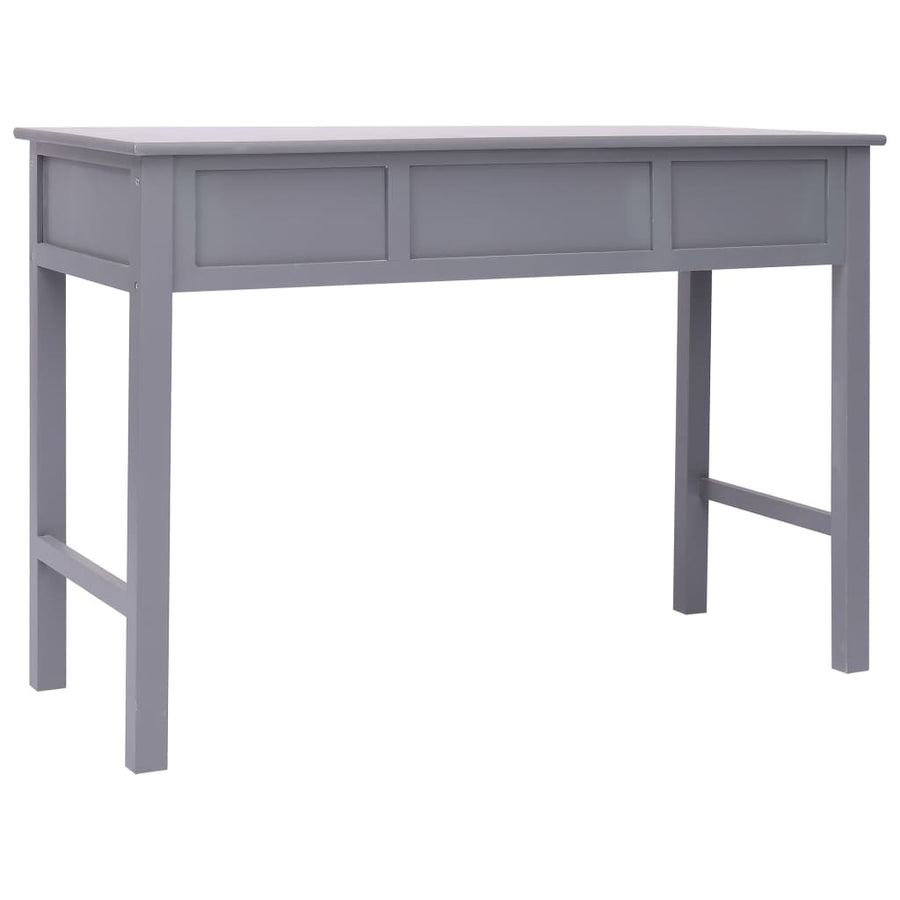 Schrijftafel 110X45X76 Cm Hout Grijs
