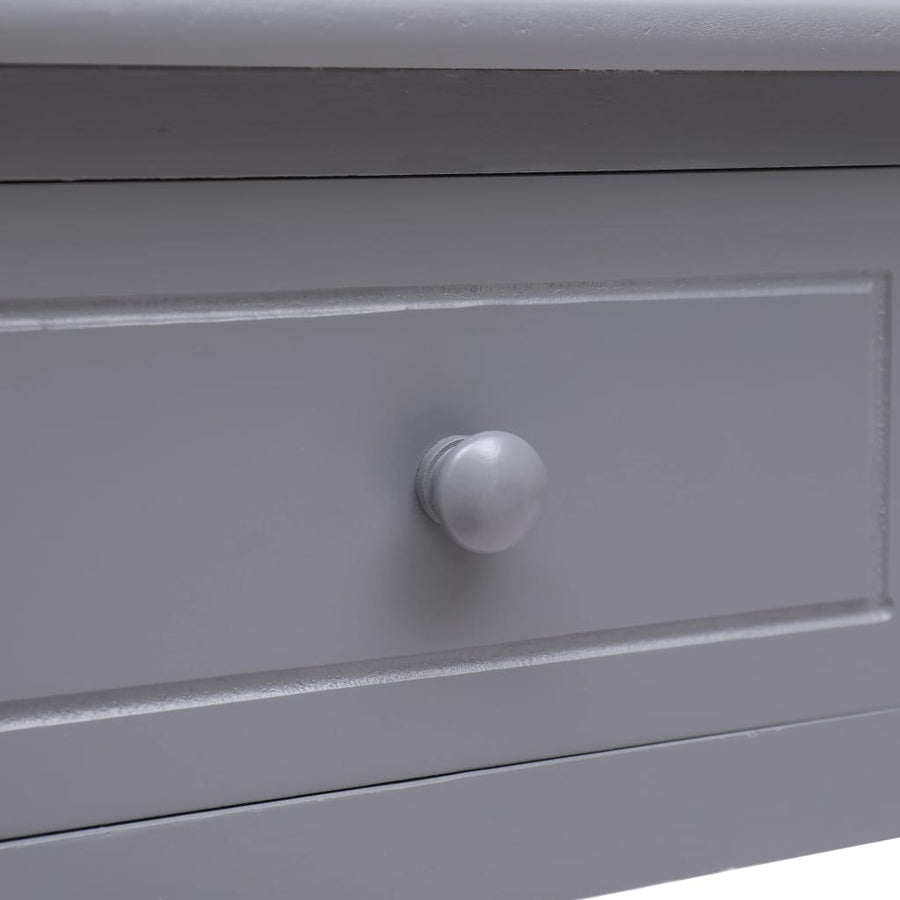 Schrijftafel 110X45X76 Cm Hout Grijs