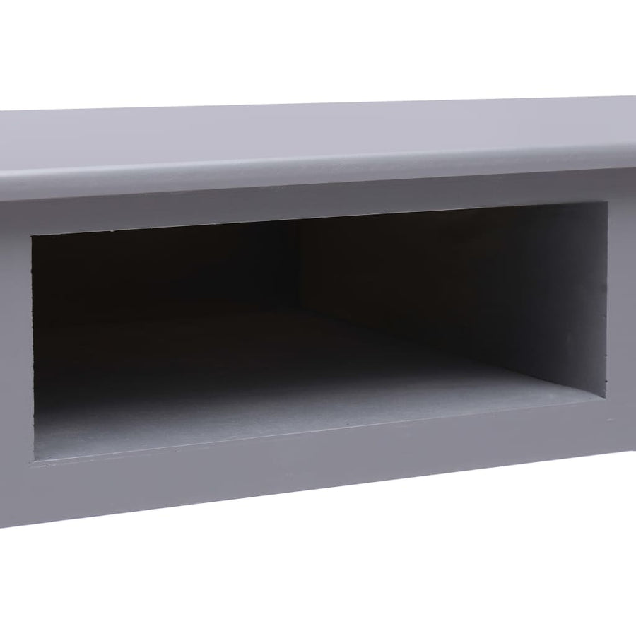 Schrijftafel 110X45X76 Cm Hout Grijs