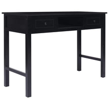 Schrijftafel 110X45X76 Cm Hout Zwart