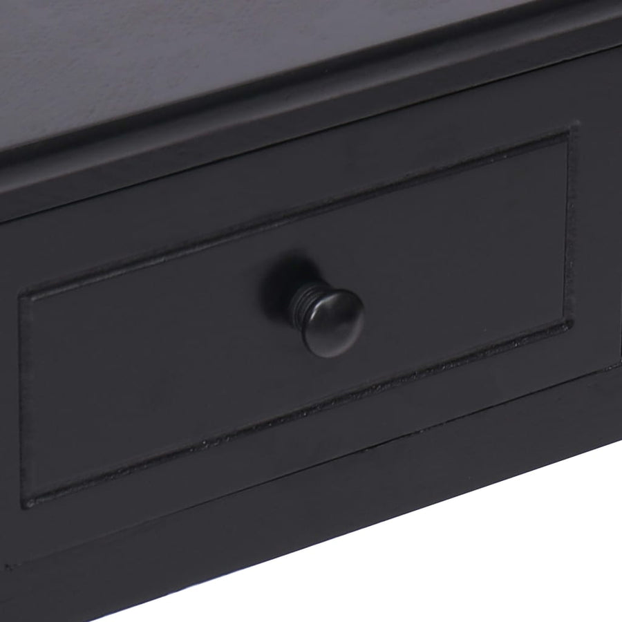 Schrijftafel 110X45X76 Cm Hout Zwart