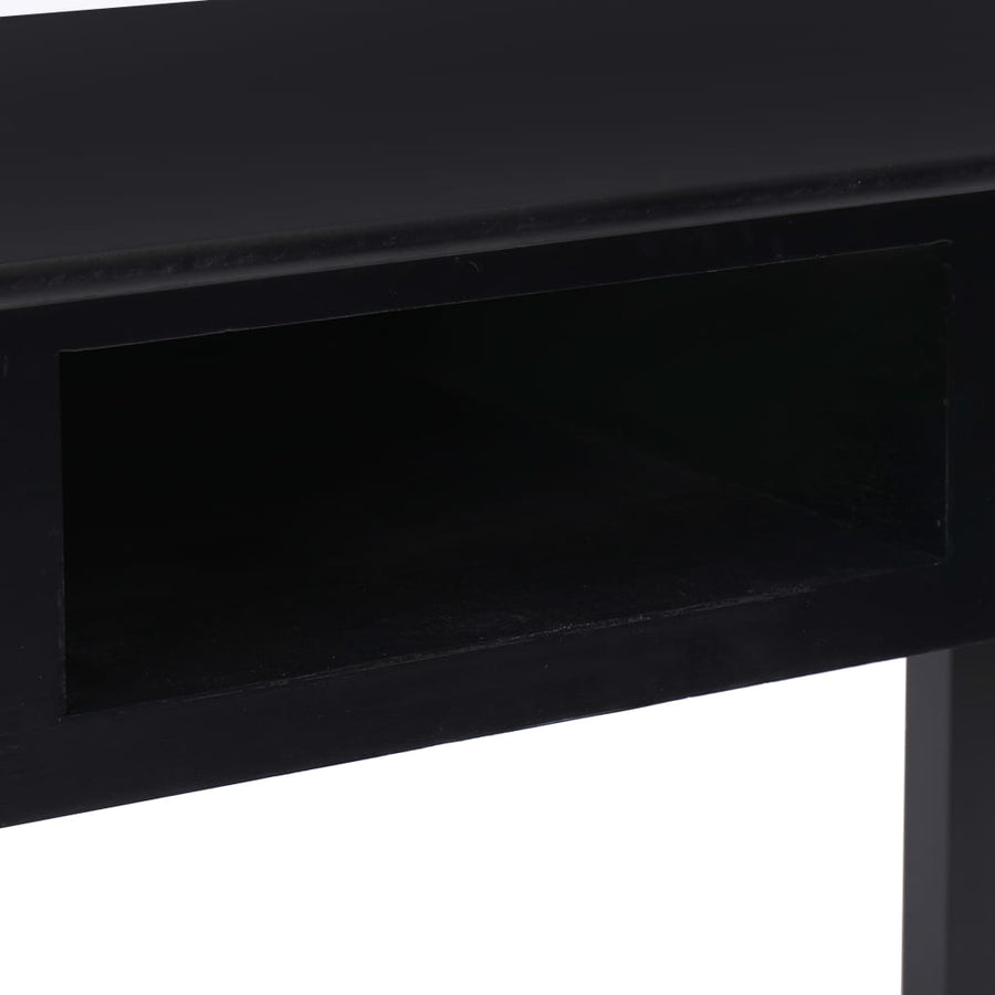 Schrijftafel 110X45X76 Cm Hout Zwart