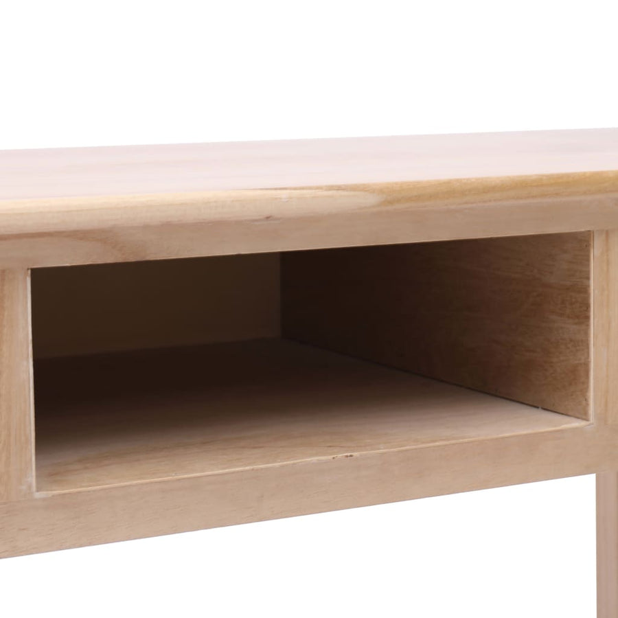 Schrijftafel 110X45X76 Cm Hout Naturel Houtkleur