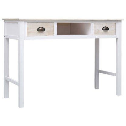 Wandtafel 0X45X76 Cm Hout Wit en houtkleur