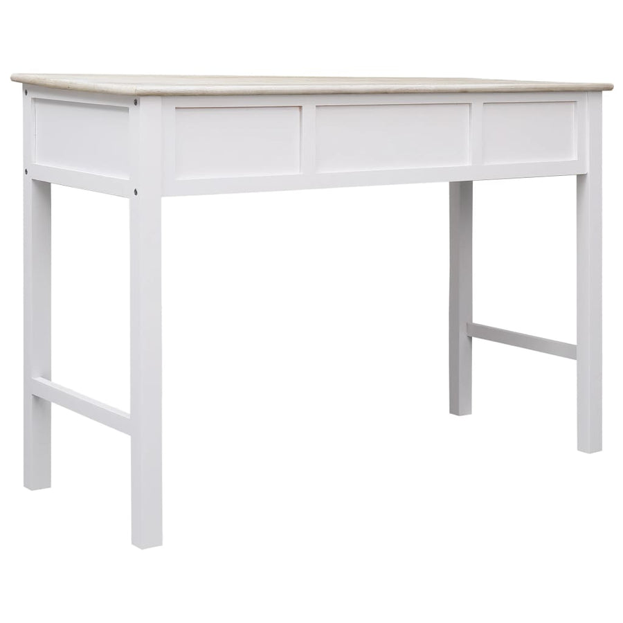 Wandtafel 0X45X76 Cm Hout Wit en houtkleur