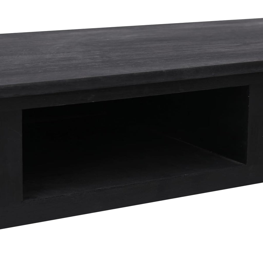 Wandtafel 0X45X76 Cm Hout Zwart