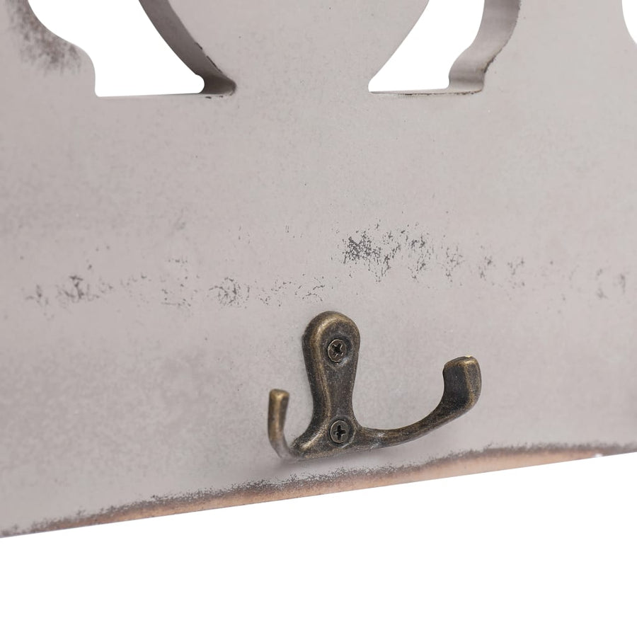 Wandkapstok Home 50X23 Cm Wit