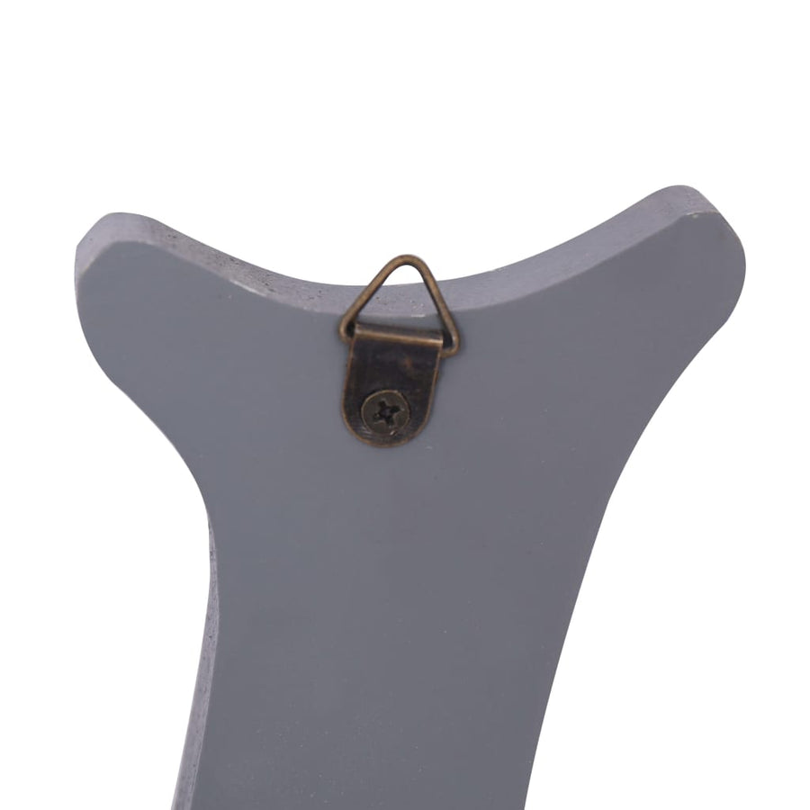 Wandkapstok Welcome 74X29,5 Cm Grijs Grijs (welcome)