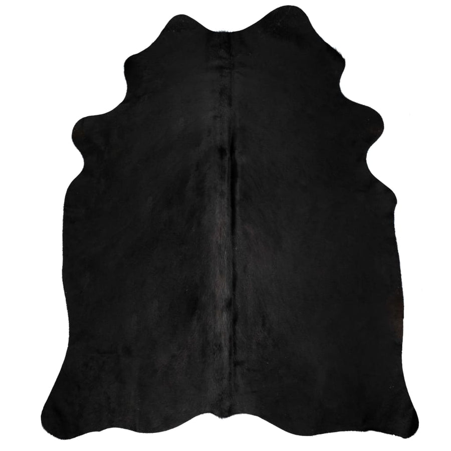 Vloerkleed Echte Runderhuid 150 x 170 cm Zwart