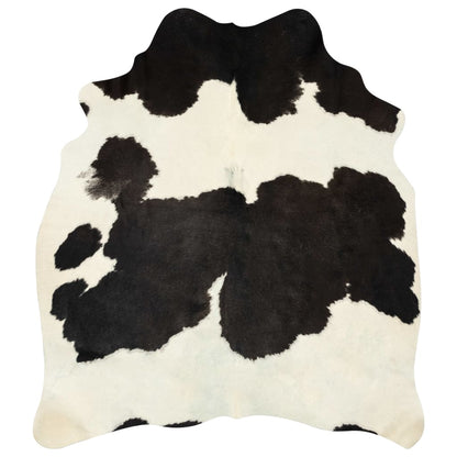 Vloerkleed Echte Runderhuid 150 x 170 cm Zwart en wit