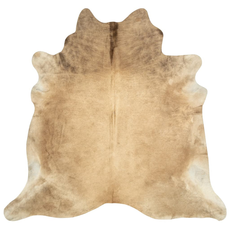 Vloerkleed Echte Runderhuid 150 x 170 cm Beige