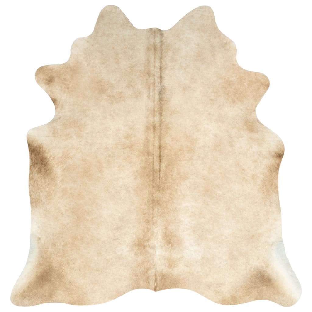 Vloerkleed Echte Runderhuid 150 x 170 cm Beige